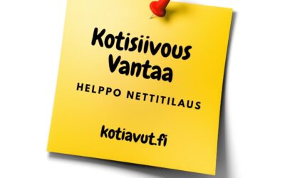 Tilaa siivous Vantaa helposti netissä