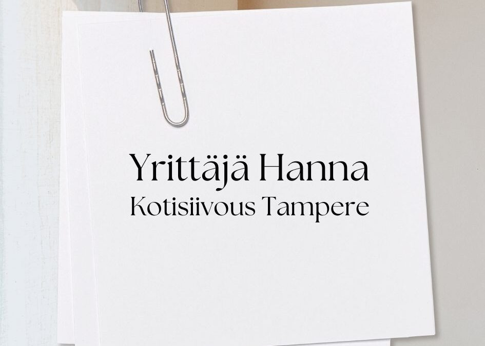 Kotisiivousten lisäksi ammattimaista puutarhanhoitoa