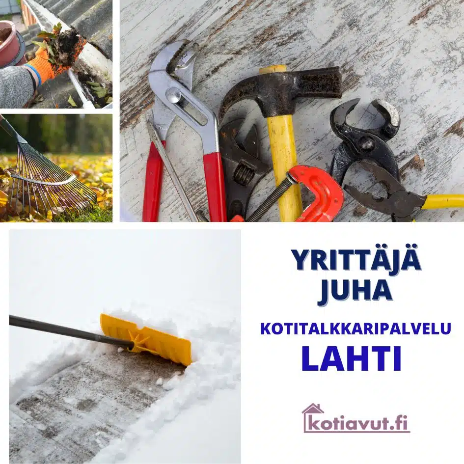 Kotitalkkari Lahti yrittäjänä Juha. Tilaa kotitalkkari Lahti.