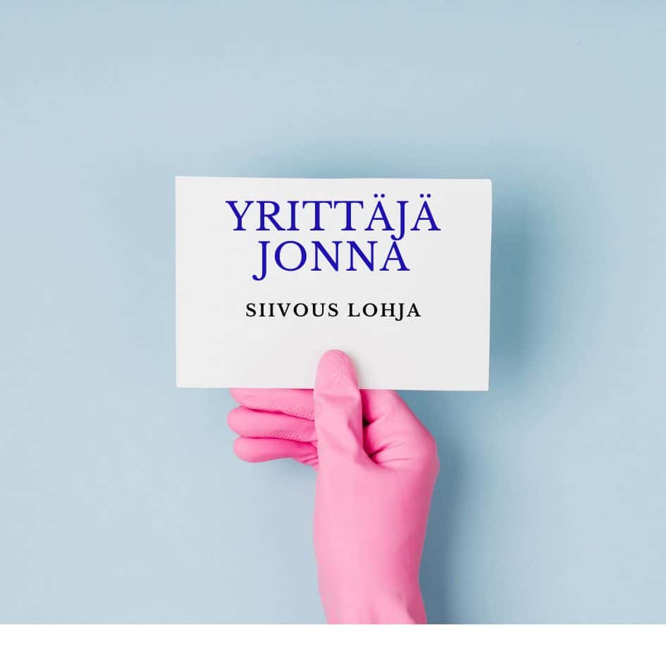 Siivous Lohja yrittäjä Jonna. Tilaa kotisiivous Lohja netistä.