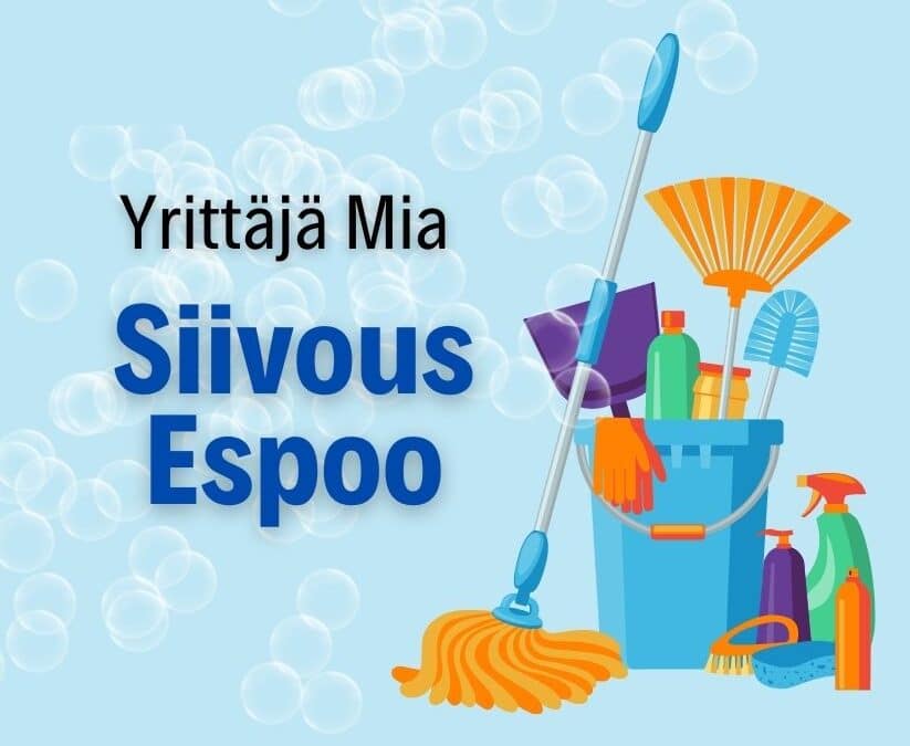 Mia tekee kotisiivouksia ja ikkunanpesuja Espoossa