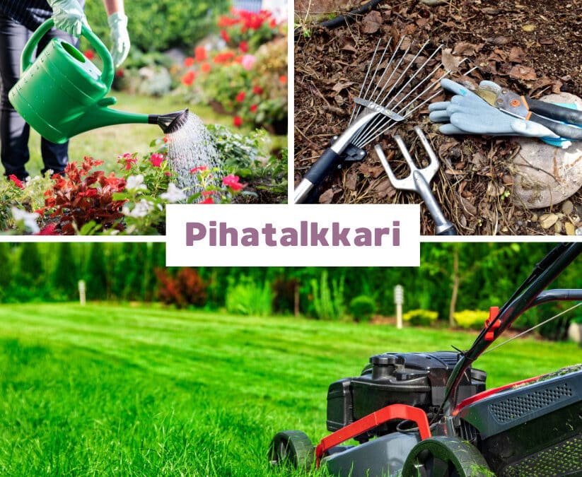Ulkoista kesän pihatyöt