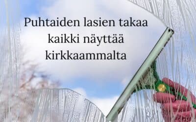 Puhtaat ikkunat kevään juhliin!