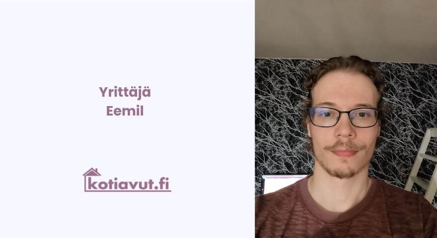 Yrittäjä Eemil tarjoaa siivouspalveluita, ikkunanpesua, pihatöitä ja arjen apua Jyväskylässä, Laukaassa ja Muuramessa.